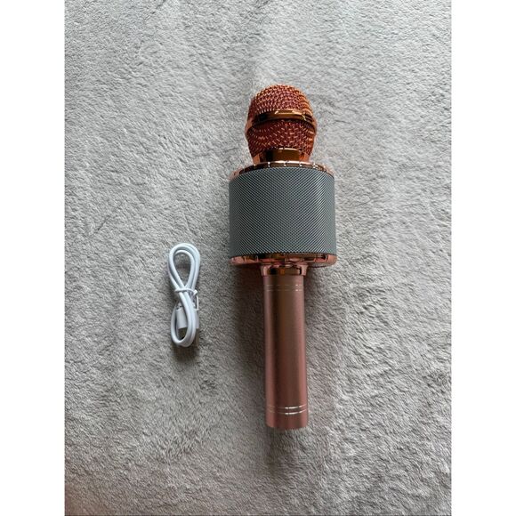 Ovellic Rose Gold Karaoke Microphone For Kids - Picture 9 of 11